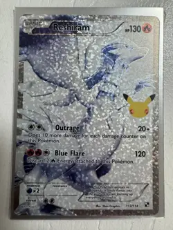 Pokemon TCG Reshiram Celebrations Classic Collection Card 113/114 - Image 1