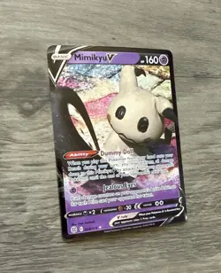 Mimikyu V - 68/172 - Ultra Rare Holo Pokemon Card Brilliant Stars - Image 3
