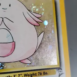 Pokemon Chansey 120 HP Holo Rare Base Set 2 003/130 English Card - Image 5