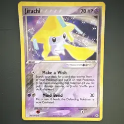 Pokemon Jirachi Holo Rare EX Hidden Legends 8/101 70 HP 2004 Card - Image 1