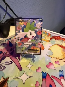 Pokemon Shaymin EX Full Art RC21 Radiant Collection Holo Rare Card - Image 1