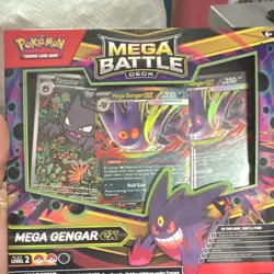 Pokemon Mega Battle Deck Mega Gengar EX 60 Card Foil Set English - Image 1