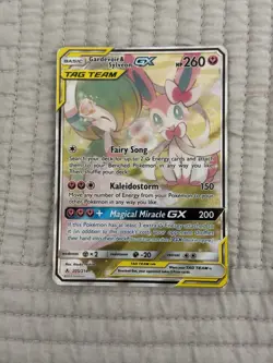 Gardevoir & Sylveon GX 205/214 - Unbroken Bonds - Ultra Rare Holo Pokemon Card - Image 3