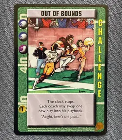 Upper Deck Gridiron CCG ! Out Of Bounds x1 NM ! Inquest Promo Card - Image 1