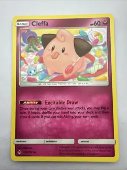 Pokemon TCG Cleffa Unbroken Bonds 131/214 Regular Uncommon Mint Condition Card - Image 1