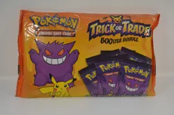 2022 Pokemon TCG BOOster Bundle Trick Or Trade Trading Card Game 40 Mini Packs - Image 1