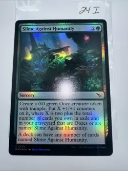 Slime Against Humanity (0177) - Murders at Karlov Manor - Common (Foil) NM - Image 3