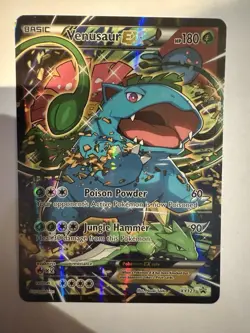 Venusaur EX XY123 - Holo Black Star Promo - Pokemon Card - NM - Image 1