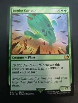 Jumbo Cactuar Final Fantasy MTG Regular Near Mint - Image 1