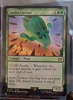 Jumbo Cactuar Final Fantasy MTG Regular Near Mint - Image 3