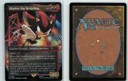 Shadow the Hedgehog (Rainbow Foil) 2086 Secret Lair Drop Series MTG NM - Image 3
