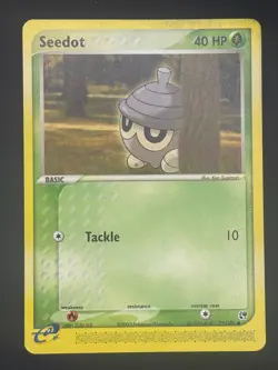 Pokemon Card TCG: Seedot 77/100 - EX Sandstorm - LP - Image 1