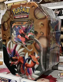 Pokemon Slashing Legends Collectors Tin Koraidon Ex Brand New & Sealed - Image 1