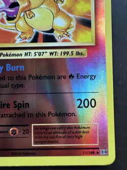 Charizard Reverse Holo Evolutions Lightly Played Pokemon - Image 4