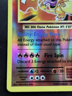 Charizard Reverse Holo Evolutions Lightly Played Pokemon - Image 5