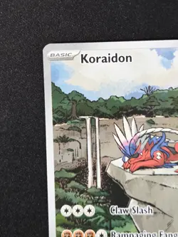 Koraidon 014 Full Art Rare Holo Pokemon Sv: Scarlet & Violet ETB Promo - Image 3