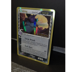 Pokemon Nidoking Holo Delta Species EX Dragon Frontiers 6/101 Dark Horn Card - Image 1