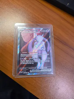 Pokemon Team Rocket's Mewtwo ex 213/182 Destined Rivals Full Art SR NM - Image 1