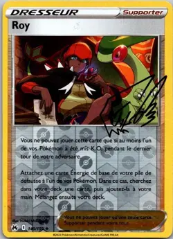 Carte Pokemon Dresseur Roy 140/159 Reverse - 2023 - Image 1