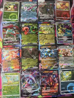 Pokemon 16 Card Lot nm V Max Mega SR Amazing Ex HOLO Rare Hits Only D7 - Image 1