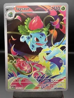 Ivysaur 134/132 Illustration Rare Mega Evolution Pokemon TCG NM - Image 1