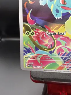 Ivysaur 134/132 Illustration Rare Mega Evolution Pokemon TCG NM - Image 5