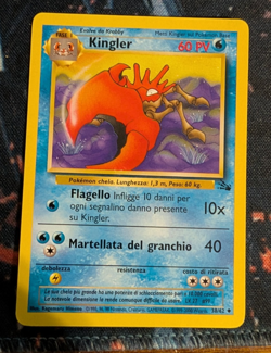 Pokemon TCG - Kingler 38/62 - Fossil - Italian - Image 1