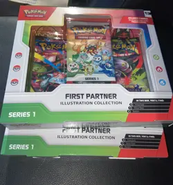 Pokemon First Partner Illustration Collection Box Series 1 Sealed New Lot of 2 - Image 2