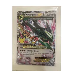 Pokemon M Rayquaza EX 76/108 Celebrations Classic Full Art Holo 220 HP - Image 1