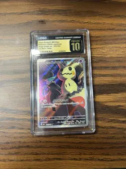 Team Rocket's Mimikyu 205/193 Art Rare Holo Pokemon Japanese CGC 10 Pristine - Image 3