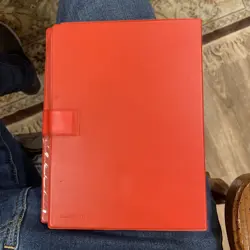Vintage 1999 Authentic Red Pikachu Pokemon 4-Pocket Card Binder Book Album - Image 2