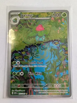 Ivysaur - 167/165 SV: Scarlet & Violet 151 Pokemon NM Holo - Image 2