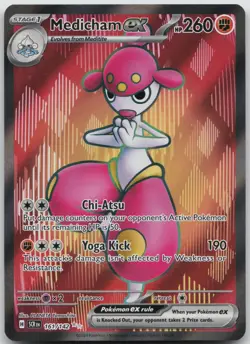 Medicham ex 161/142 Ultra Rare Stellar Crown Pokemon Near Mint - Image 1