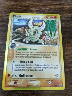 Pokemon Pinsir 9/101 Holo Rare EX Dragon Frontiers (Delta Species) - Image 1