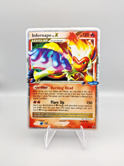 Pokemon Infernape LV.X Promo Holo DP10 Diamond & Pearl Level Up HP - Damaged - Image 1