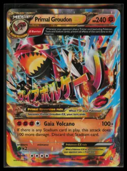2014 XY - Primal Clash Primal Groudon EX Rare Ultra #86 - Image 1