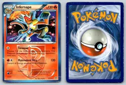 INFERNAPE 17/135 HOLO R PLASMA STORM POKEMON DMG GRAPHICS - Image 3
