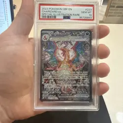 2023 POKEMON OBF EN-OBSIDIAN FLAMES #223 CHARIZARD EX PSA 10 - Image 1