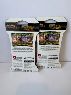 Pokemon Sword and Shield Evolving Skies Booster packs 2x Factory Sealed - Image 2