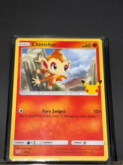 Pokemon TCG Pokemon Chimchar Foil 12/25 Promo Regular - Light Play - Image 1