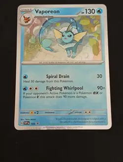 Pokemon - Vaporeon / Aquana - SVP 168 - Promo - Holo - Englisch - NM - Image 1
