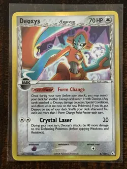 Deoxys Delta Species 5/110 Pokemon EX Holon Phantoms 2006 Holo Rare LP - Image 1