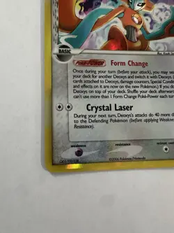 Deoxys Delta Species 5/110 Pokemon EX Holon Phantoms 2006 Holo Rare LP - Image 3