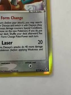 Deoxys Delta Species 5/110 Pokemon EX Holon Phantoms 2006 Holo Rare LP - Image 4