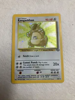 Pokemon TCG Kangaskhan Holo Rare Jungle 1997 - Image 1