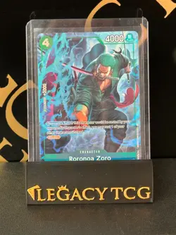 One Piece Roronoa Zoro PRB02-006 Alt Art Rare The Best Vol.2 Near Mint - Image 1