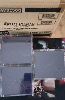 One Piece TCG OP-01 BLUE BOTTOM Romance Dawn Booster Box with Display Case - Image 2