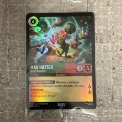 Disney Lorcana D23 Expo Promos Mad Hatter Unruly Eccentric Foil 16/D23 - Image 1