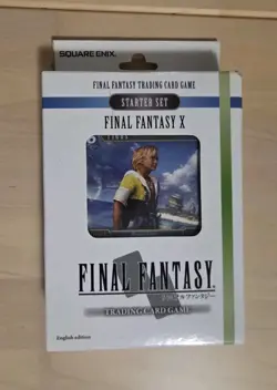 Final Fantasy X Trading Card Game Starter Set Tidus NIB - Image 1
