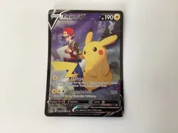 Pikachu V TG16/TG30 Ultra Rare SWSH11: Lost Origin Trainer Gallery Pokemon Card - Image 1